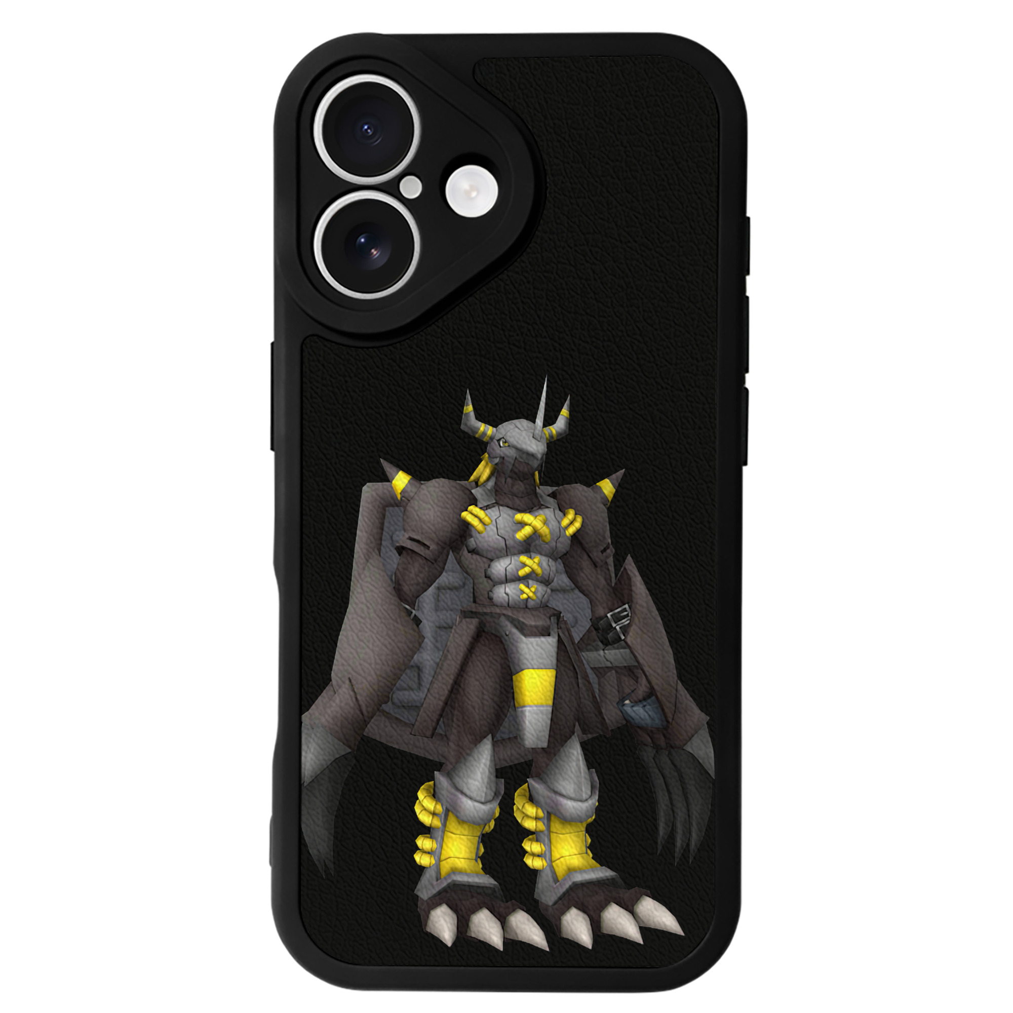 （画像用） Digimon デジタルモンスター/デジモン 【iPhone 16シリーズ対応】シリコンスマホケース（レザー調） 材質：シリコン